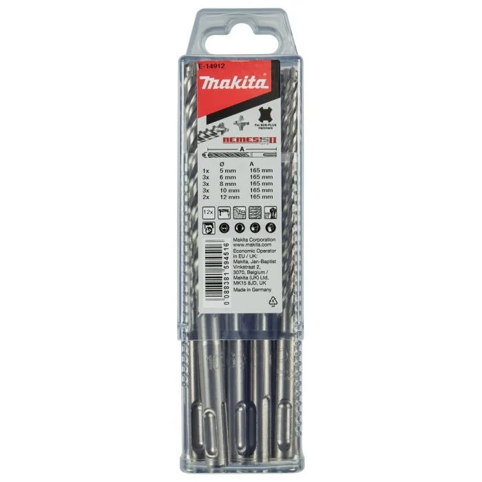 0088381594516 Makita E-14912 P4S: Betonborenset 12-delig | Mtools